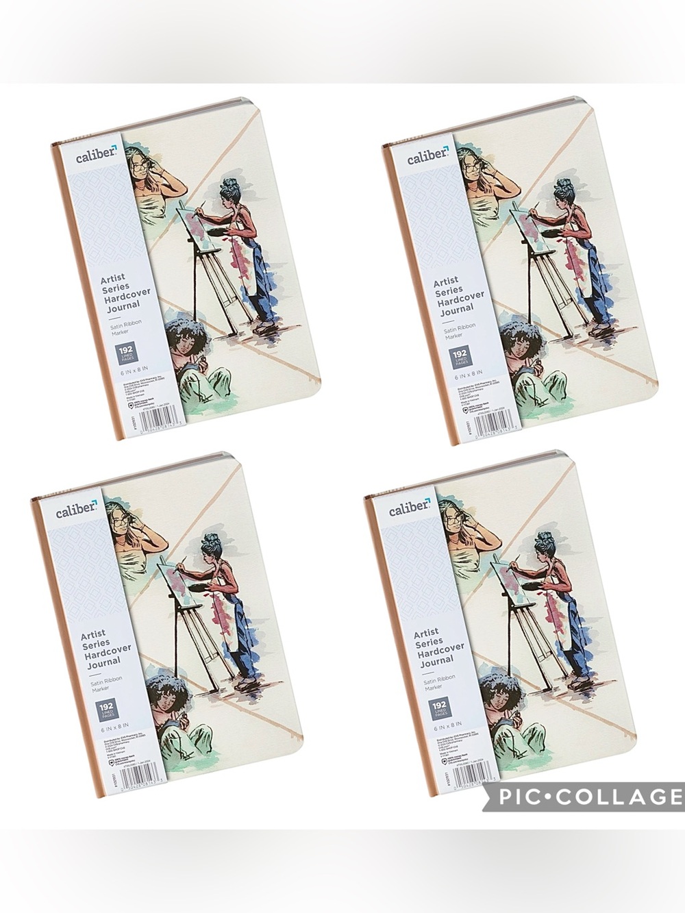 (4) Caliber Artist Series Hardcover Journal
